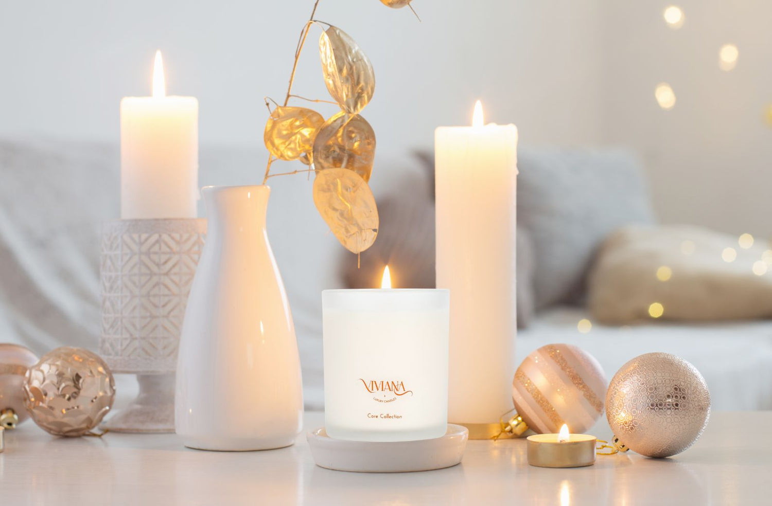 Coconut Candle: Natural Soy Wax Scented Candle – Viviana Luxury